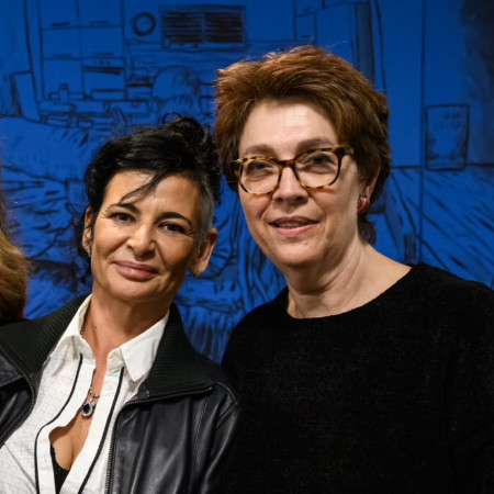 מוניקה לביא וטל שוחט (צילום: יובל יוסף)