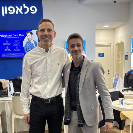 אביחי שטרן ואילן סיגל (צילום: באדיבות פלאפון)