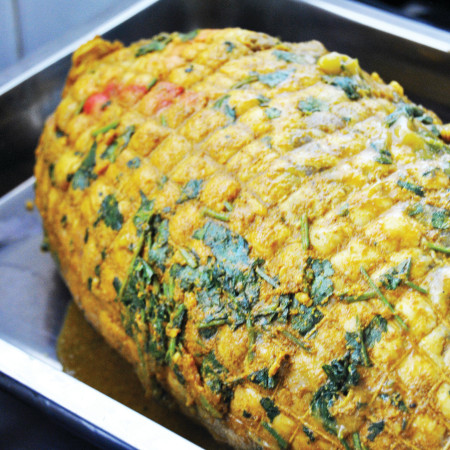 גלילת בשר עם חרדל ודבש, תהליך ההכנה