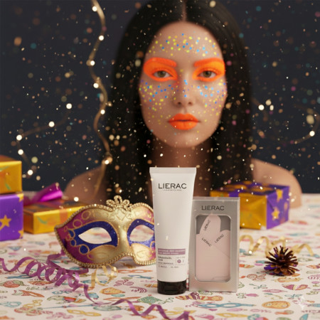 ליראק פריז- פד למסיכה רב פעמי, מסכה לאדמומיות (צילום: אסף לוי)