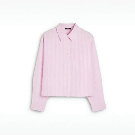 PARFOIS פרפואה חולצה מכופתרת הדפס פסים 219שח (צילום: יחצ חול)