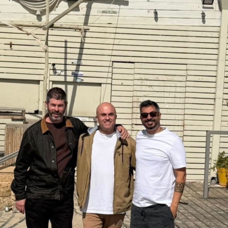 גיא גמזו, איציק חנגל ומוש בודניק (צילום: פרטי)