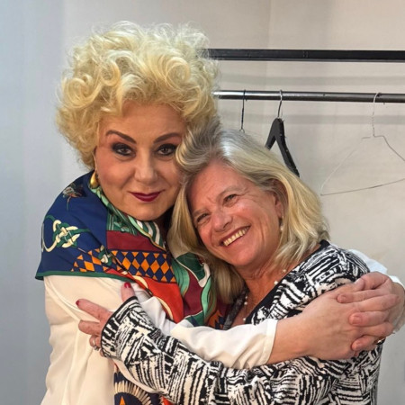 מרים ווסטהיימר וחנה לסלאו (צילום: עומר בר)