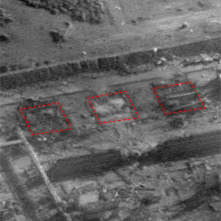 תיעוד מפעלי הייצור אחרי התקיפה