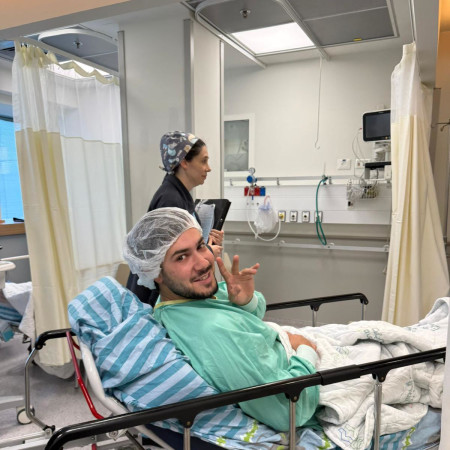 שורד השבי אלי-ה כהן יעבור היום ניתוח (צילום: אור גפן)