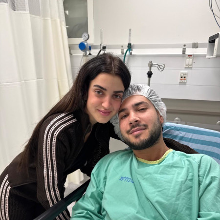 אלי-ה כהן וארוסתו זיו עבוד (צילום: אור גפן)