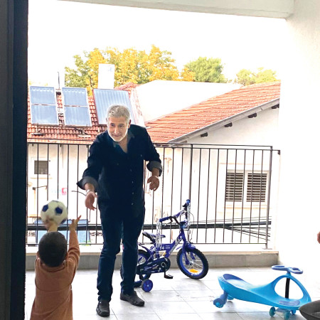 אשל ארמוני זל , ישראל עמיר ונבו עמיר (צילום: פרטי)