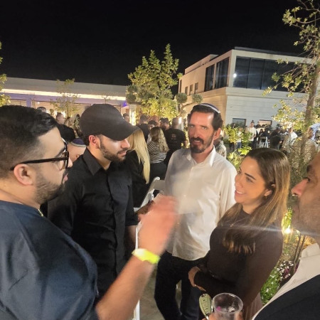 מרדכי דוד במסיבה של איתמר בן גביר, מהטוויטר של בר שם אור