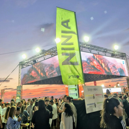 מתחם מסעדת NINJA ZONE בפסטיבל תל אביב איט