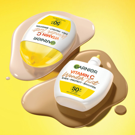 קרם הגנה SPF 50+ וונדר טינט, גרנייה, מחיר: 64.90 שקלים