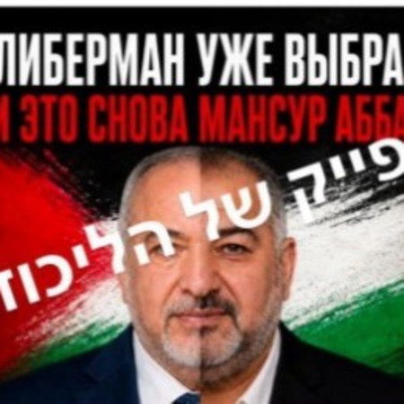 הקמפיין של הליכוד: אביגדור ליברמן ומנסור עבאס (צילום: צילום מסך רשת X)