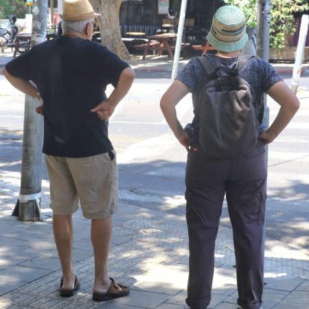 אמנון לוי וענבל רשף (צילום: פול סגל)