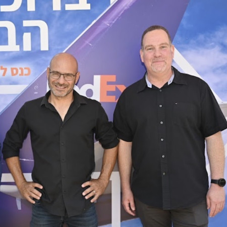 אבישי גזית ואוהד חמו (צילום: יפעת חיון)