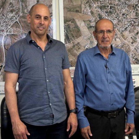 ג'בר אבו כף ואיל אלמוג (צילום: יחצ)