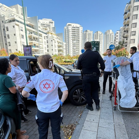זירת התאונה שבה נפגעה גל תמם (צילום: אינסטגרם)