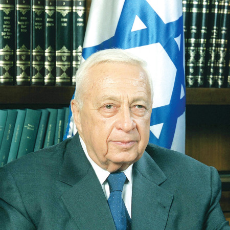 אריאל שרון כשהיה ראש ממשלה 