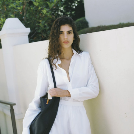 סאן מזרחי לובשת The Row - פקטורי 54 (צילום: סימון אלמלם)