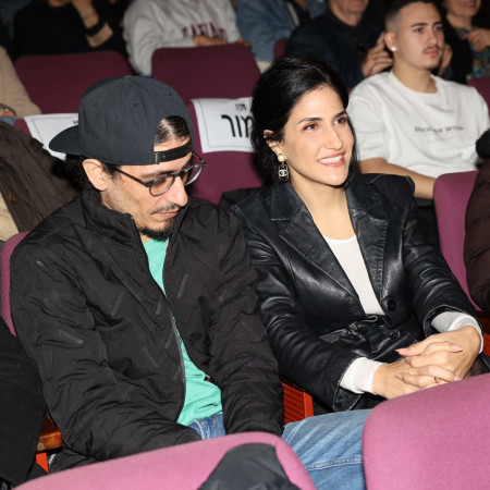 קותי סבג ומגי אזרזר בפרימיירה של ''טיטו ורוחו'' (צילום: רפי דלויה, HOT)