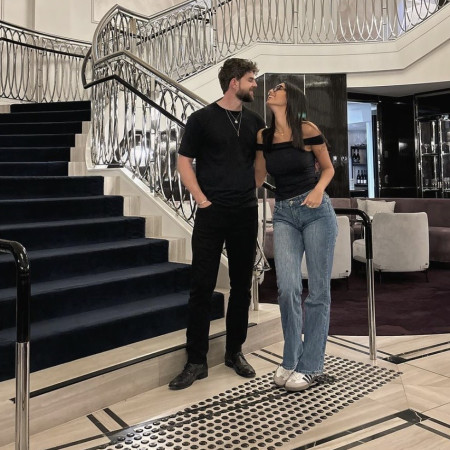 נת׳ניאל בוזוליק, ליה נגה (צילום: צילום מסך מתוך האינסטגרם)