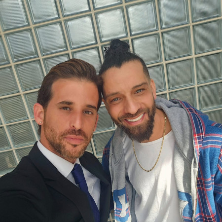 אלימלך קשתי ועורך דינו בן מעוז (צילום: פרטי)