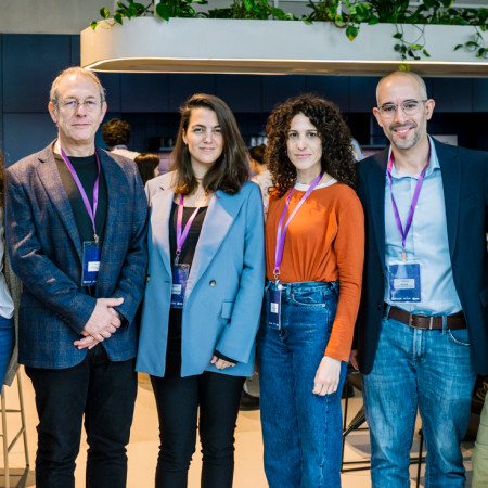 בן חקלאי, נעמה גיל, ענבל אלעזר ודוד תדמור&nbsp; (צילום: שני צדיקריו)