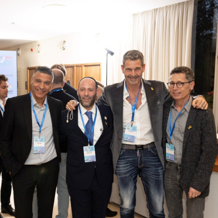 הרצל חבס, צביקה בארינבוים, יוסי ערבליך ומשה לארי (צילום: קובי הר-צבי ואלירן אביטל עבור ''דה סטיישן'')