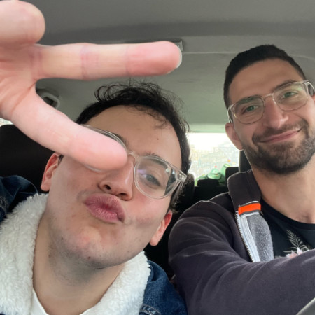 שחר טבוך, אמיר אהרון (צילום: צילום מסך מתוך האינסטגרם)