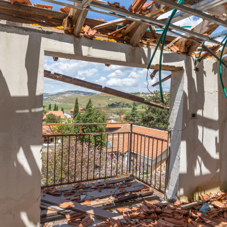 מטולה הרוסה במלחמת חרבות ברזל