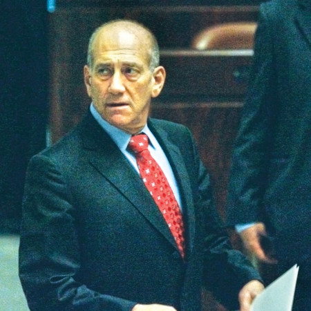 אהוד אולמרט בכנסת בימיו כראש ממשלה שנת 2008  (צילום: מיכל פתאל, פלאש 90)