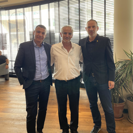 אילן סיגל, עמנואל כהן, משה לארי (צילום: באדיבות פלאפון)