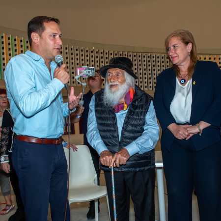 ליאל אבן זהר, יעקב אגם, רז קינסטליך (צילום: אבי קקון)