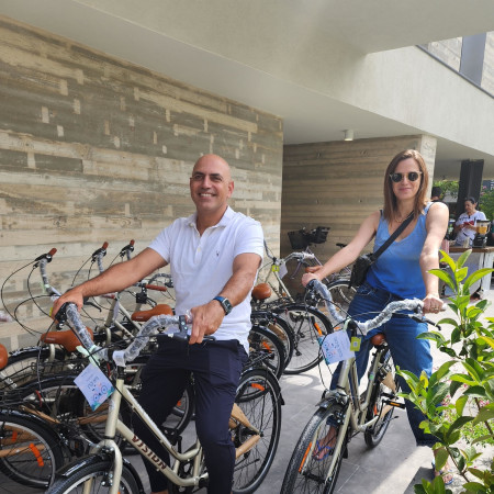 גיליה ברגר-קוליץ, רון חן (צילום: דקלה עברי-פרדנוי)