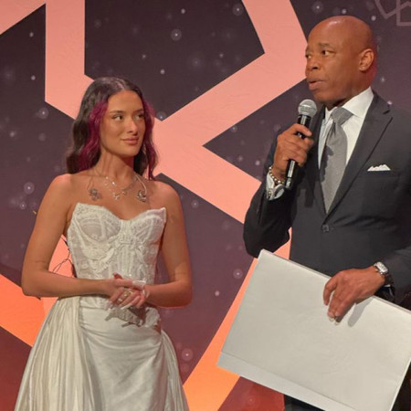 עדן גולן עם ראש עיריית ניו יורק אריק אדמס (צילום: אינסטגרם)