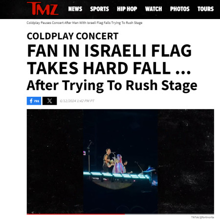 הדיווחים על הופמן באתרי הבידור בחו''ל (צילום: צילום מסך)