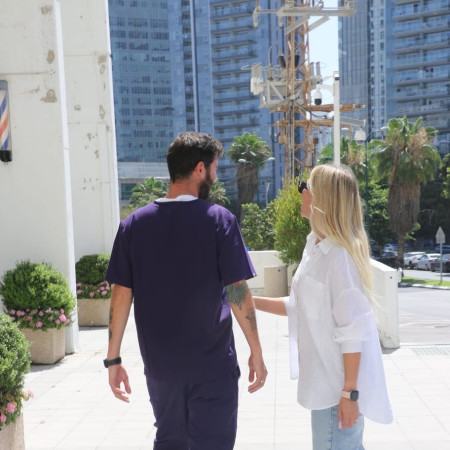 עומרי קראוס ודריה גינזברג  (צילום: פול סגל)