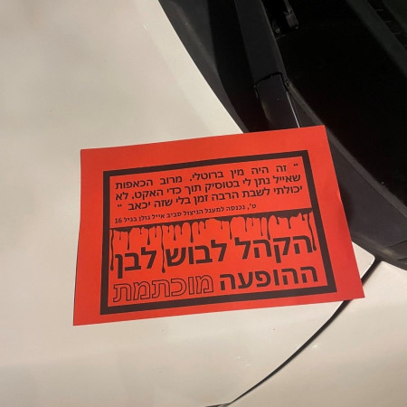 פלייארים נגד הופעתו של אייל גולן בבלומפילד  (צילום: צילום מסך)