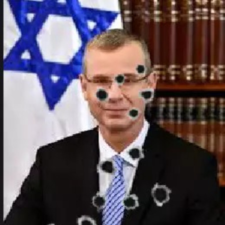 תמונתו של השר לוין שהופצה ברשת