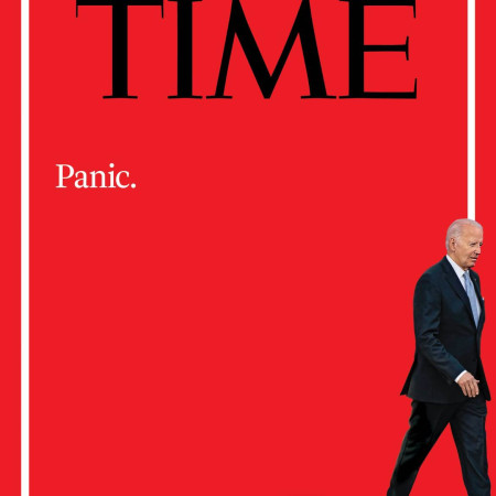 שער הטיים לאחר העימות הנשיאותי (צילום: TIME)