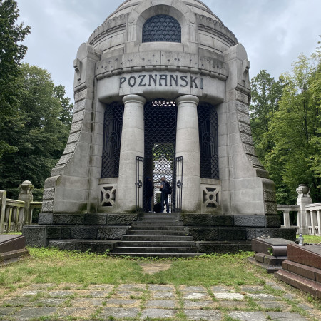 הקבר של ישראל פוזננסקי בלודז'