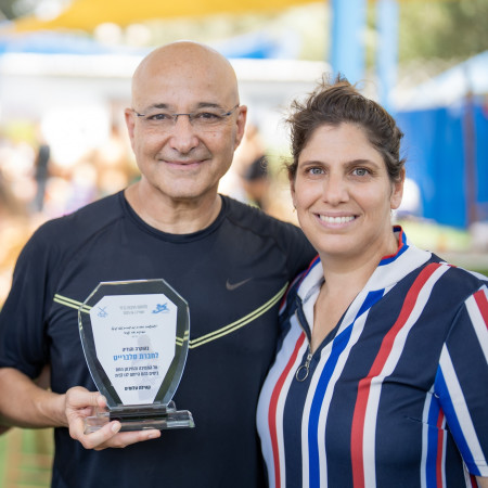 צורית אברהם-שפרר ויוסי כרמיל&nbsp; (צילום: ויקטור לוי)