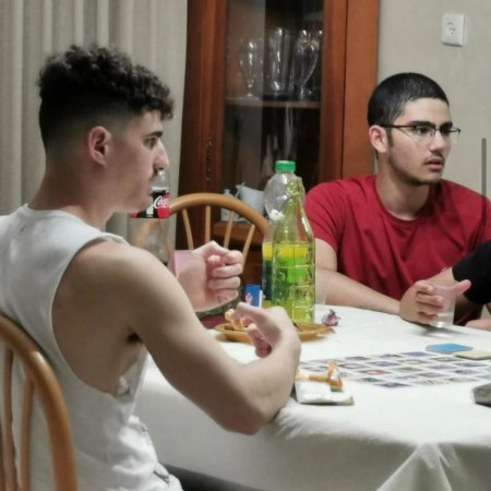 נועם מדר, עמית באכרי (צילום: צילום מסך מתוך האינסטגרם)