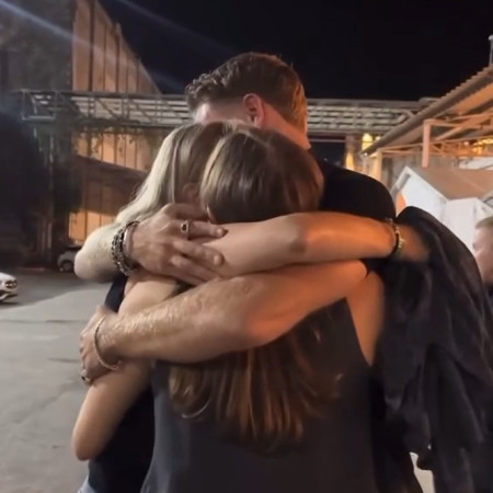 דני צ׳רבוננקו מתאחד עם המשפחה (צילום: צילום מסך מתוך האינסטגרם)