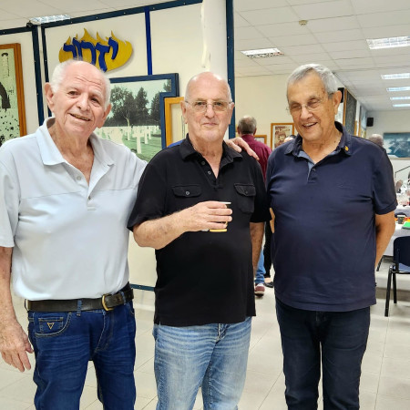 מנו כהן, יוסי פלד, דניאל גרץ (צילום: צילום פרטי)
