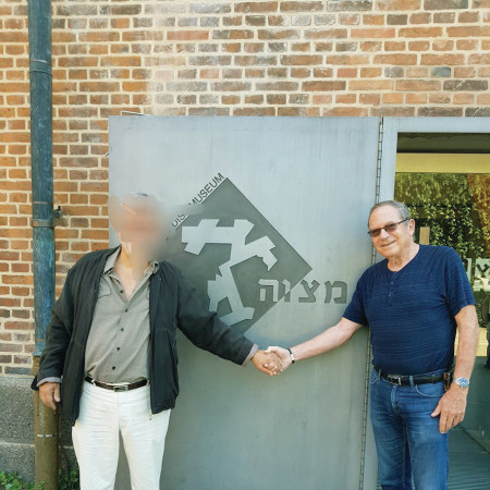 אורי סלונים בקופנהגן עם ה'פרקליט', 25 שנה אחרי יצירת הקשר