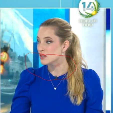נתפסה על חם? הדר מילר (צילום: צילום מסך ערוץ 14)