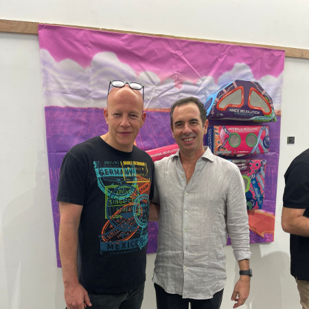 ארז צמח ועמית דובדבני  (צילום: אמלי צמח)