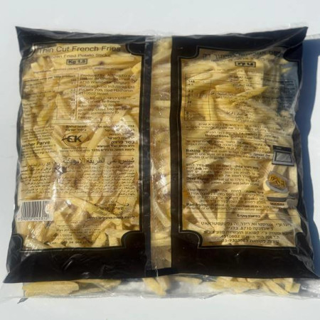 צ'יפס אמריקאי בחיתוך דק של קפוא-זן