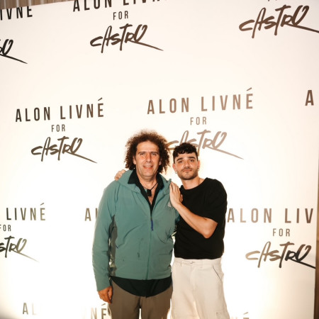 אלון ליבנה ויוסי גביזון  (צילום: הגר בדר)