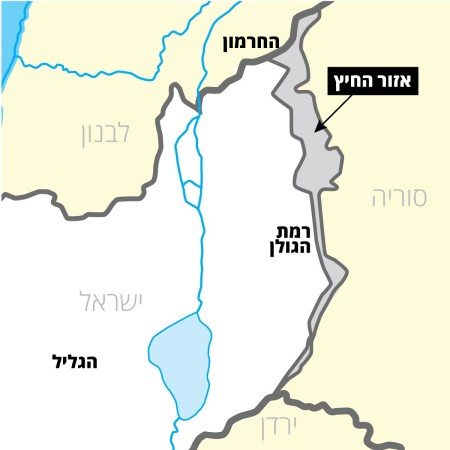La zone tampon (photo : Maariv Online)