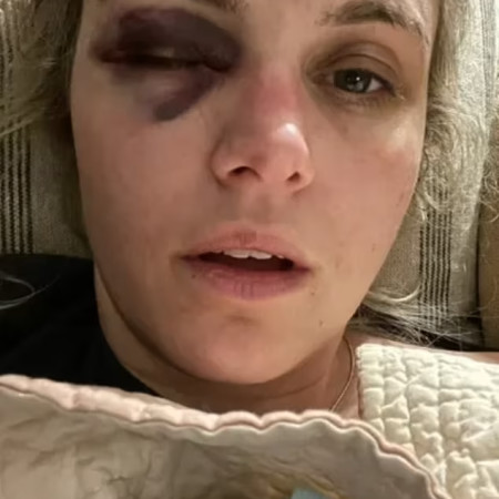 מורגן מצר, הוכתה ונקשרה בביתה 